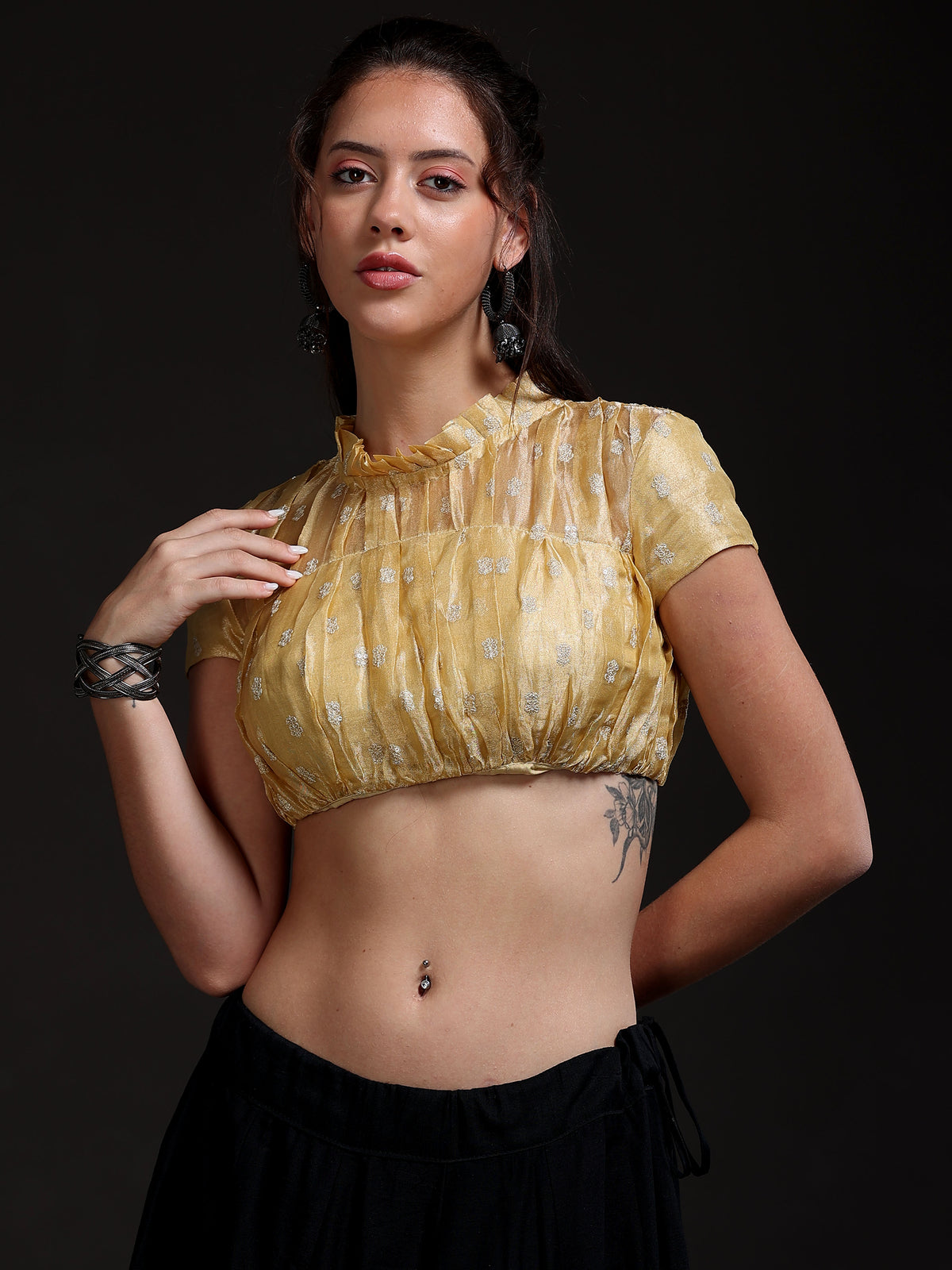 Golden Petal Blouse