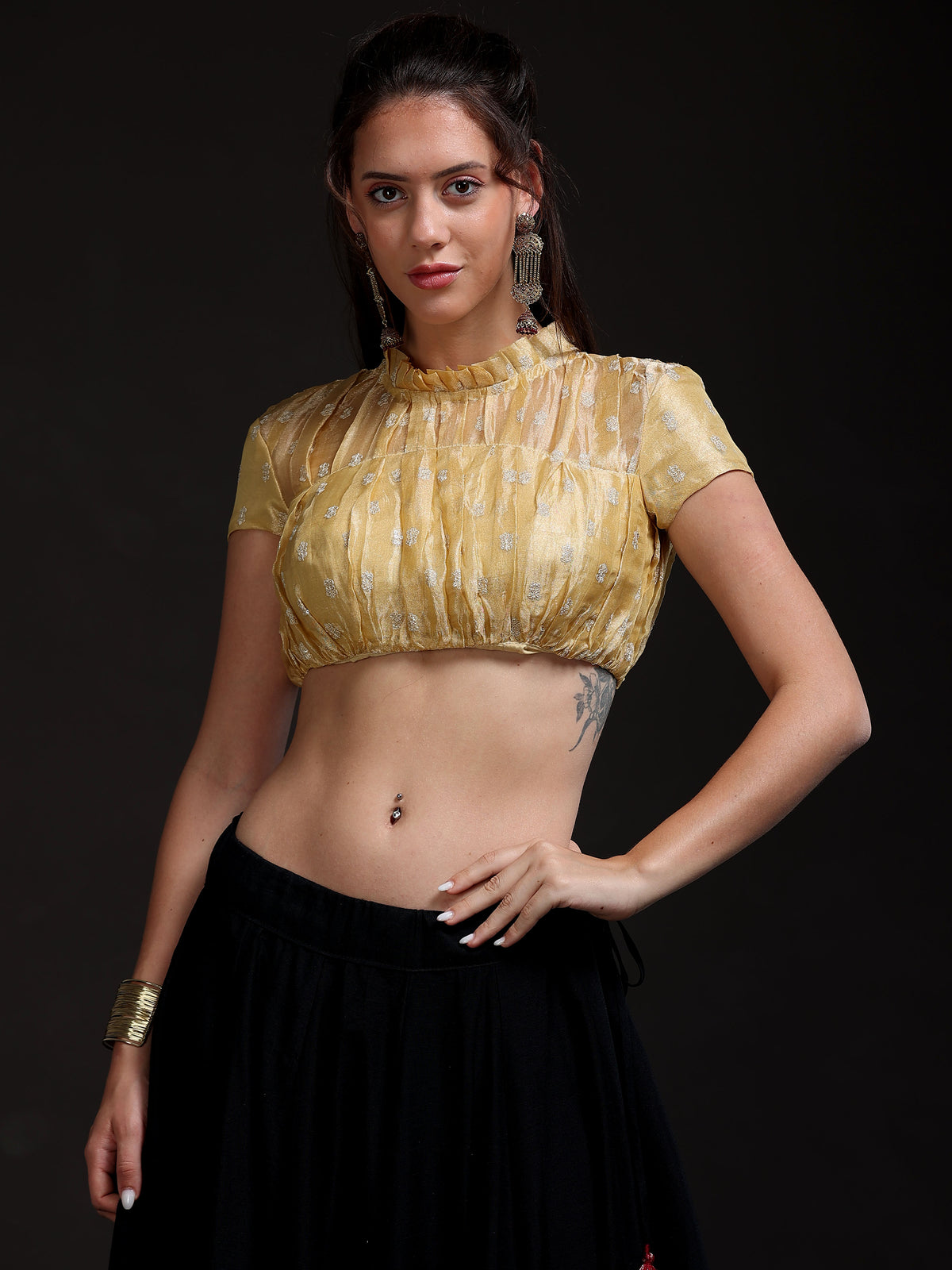 Golden Petal Blouse