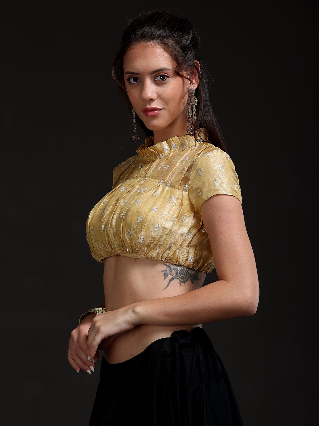Golden Petal Blouse