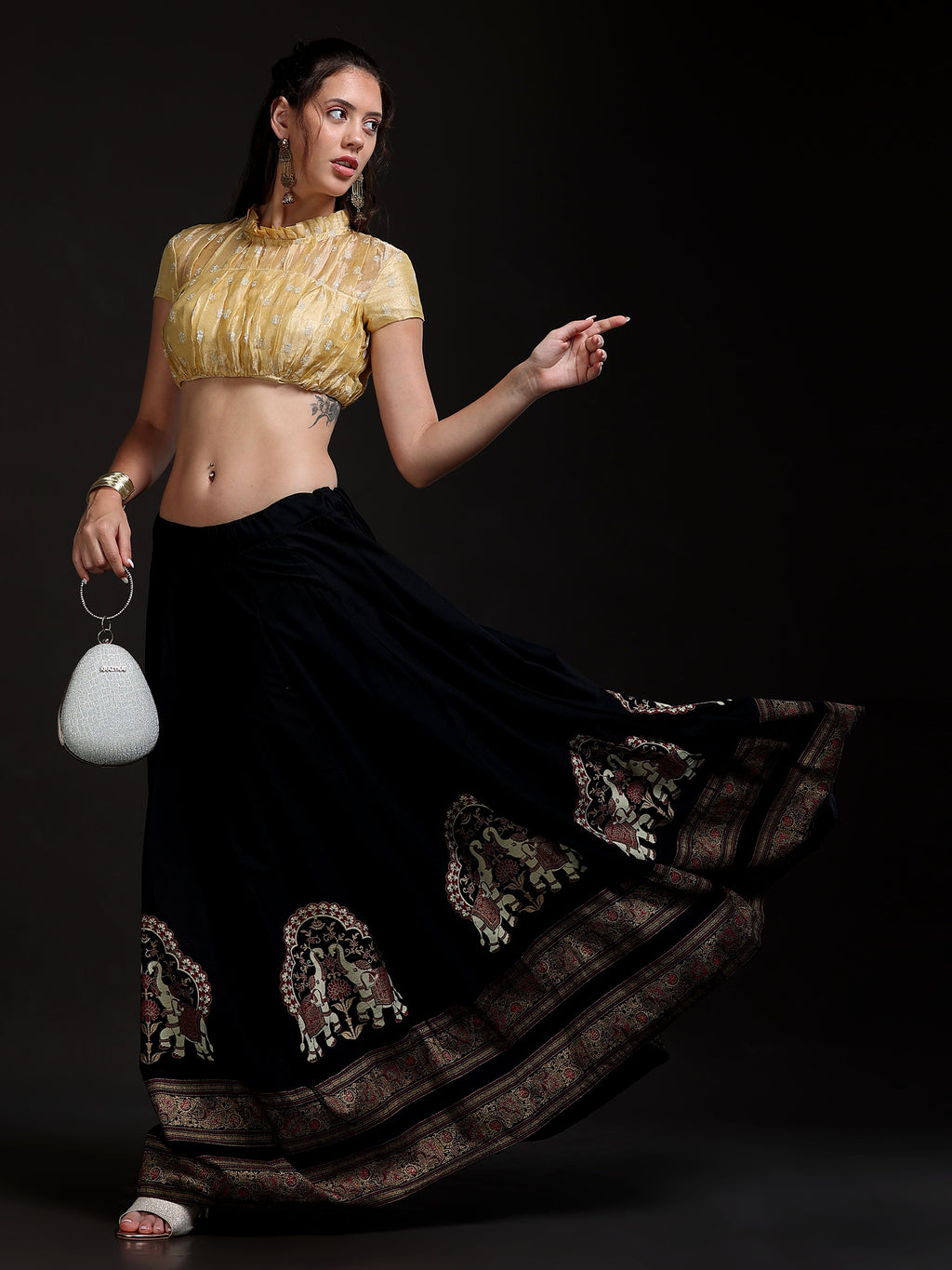 Golden Petal Blouse