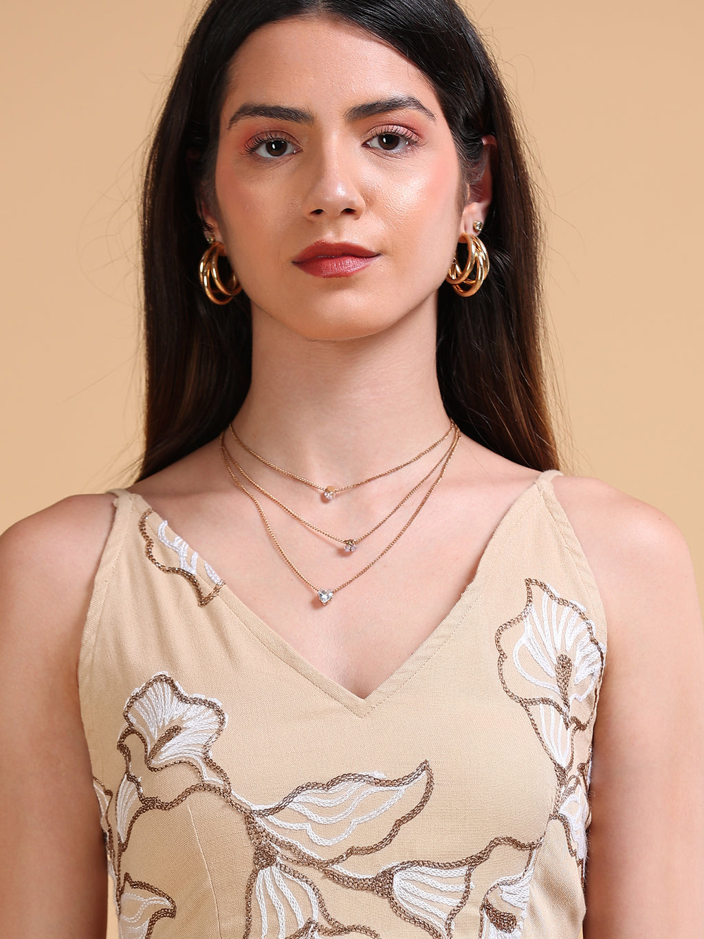 Sahara Peplum Top