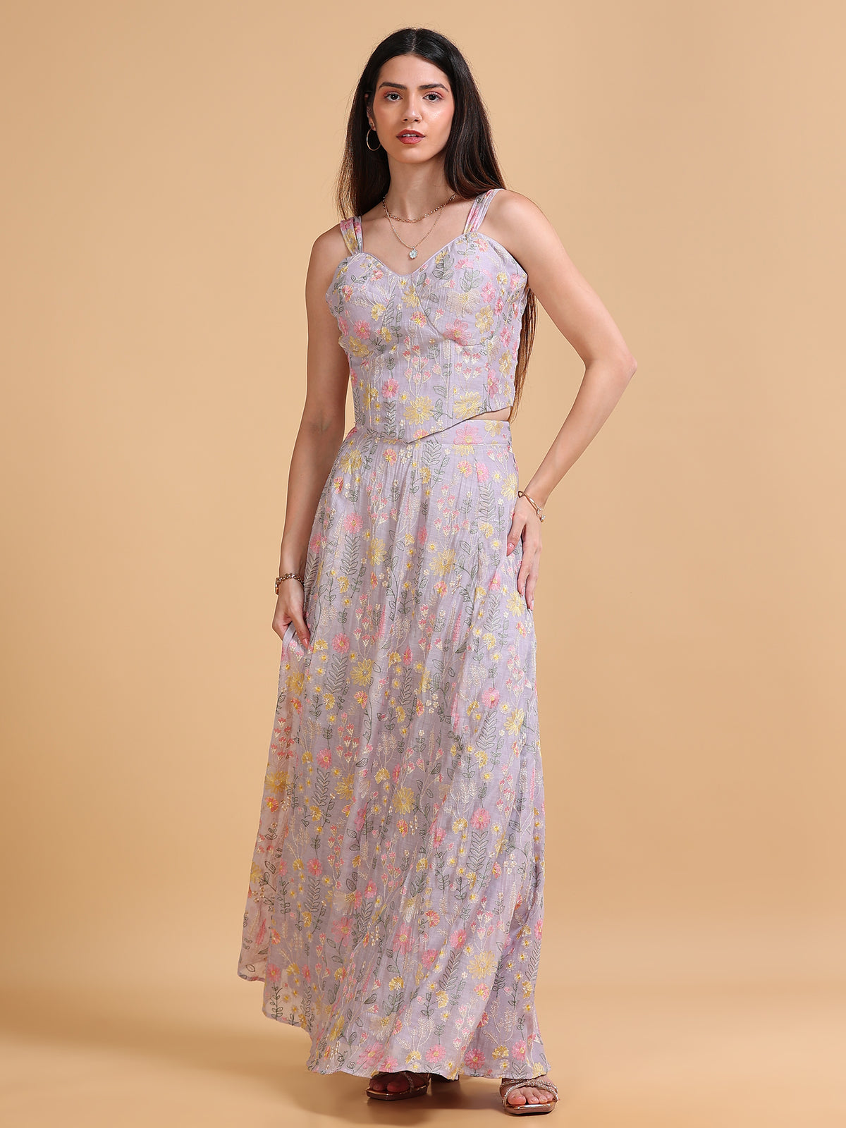 Bloom Corset & Skirt Lavender