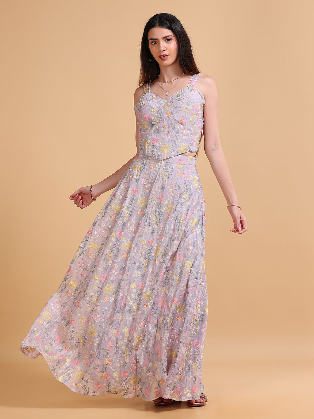 Bloom Corset & Skirt Lavender