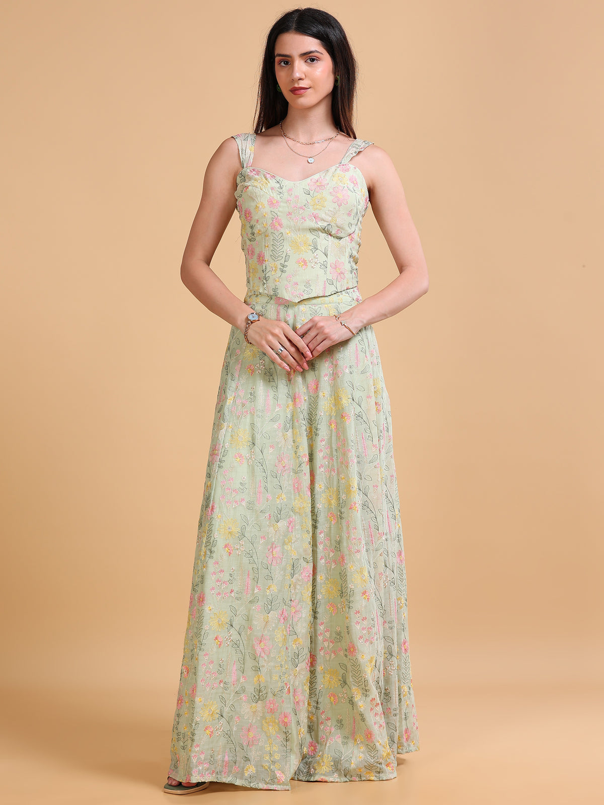 Bloom Corset Olive